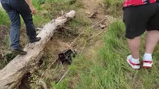 RC Hobby 64 Гелик на гибридном двигателе СУ У бревна 13 06 21