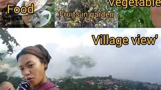 Village life in moya , going to see ginger garden #moya# organic fruit and vegetables, mukbang!