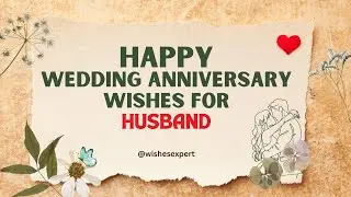 Best Wedding Anniversary Wishes for Husband: 💖 Heartwarming Messages by 'WishesExpert' 🌟