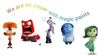 How to draw puzzle 2 characters with magic paints?/Today let's see how I painted 2 characters/NCS
