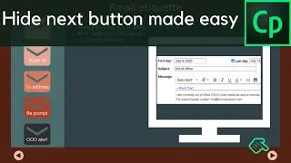 Forced navigation without advanced actions in captivate