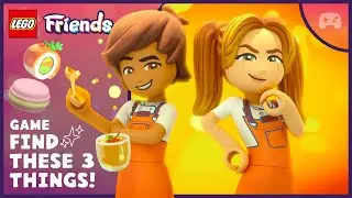 Game 🔍🕵️&zwj;♀️ Can You Find All 3 Hidden Foods?! 🍣 | LEGO Friends: The Next Chapter