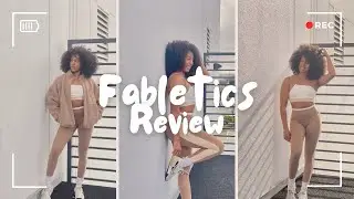 Monthly Fabletics Review: Tahoe Teddy, Define Leggings, Asymmetrical Low Impact Bra.