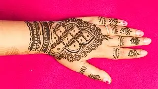 Back hand mehandi design || simple mehandi design 