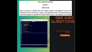 SOLVED! SEE COMPUTER SCIENCE 2080