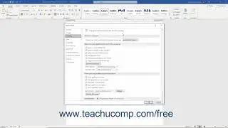 Word 2019 and 365 Tutorial Setting Default Proofing Options Microsoft Training