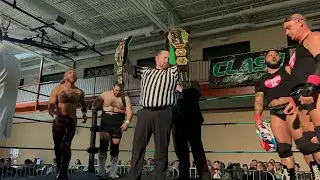Clash Tag Titles; H3RD(c) vs Studio 86 vs PME