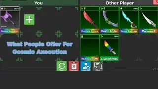 What People Offer For Cosmic Axecution || 🔪Survive The Killer 