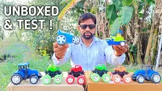 RC Police Stunt Car vs. Mini Monster Car: Unboxing & Epic Testing! 🏁 @dvtoystv