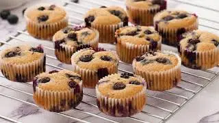 Almond Flour Blueberry Muffins
