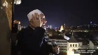 Ali Erbaš proučio ezan sa munare Gazi Husrev-begove džamije