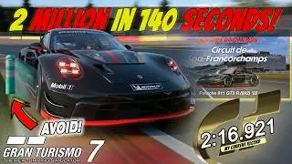 🤑 An EASY way to get 2 MILLION Credits in Gran Turismo 7!  || Time Trial Guide - Week 07