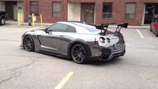 Black Chrome Nissan GTR | Restyle It | Restyleit.ca | ADV1