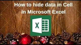 How to hide data in Cell in Microsoft Excel - Khmer language