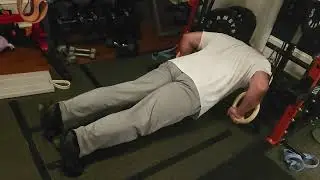 Gymnast ring push-ups 