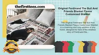 Original Ferdinand The Bull And Friends Blanket Fleece Customized Blanket