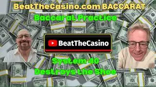System 40 DESTROYS This Insanely Choppy Baccarat Shoe &ndash; Live Practice Baccarat Session  02.03.2026