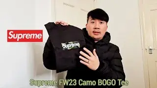 THIS NEW SUPREME CAMO BOX LOGO TEE IS 🔥 !!!