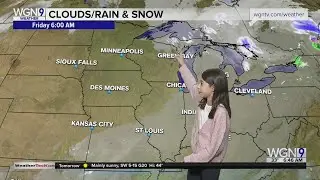 Spectacular 10-year-old reports Friday's weather forecast