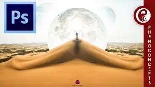 Photoshop Speed Art | The Desert's Moon