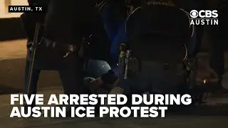 5 arrested in ICE protest for blocking roads, interfering with police duties
