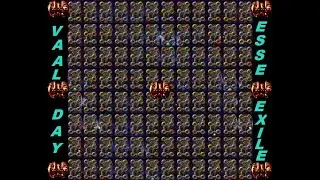 [Path of Exile:Synthesis] Vaaling 96x6L The Eternity Shroud (720ex Gamble)!!!