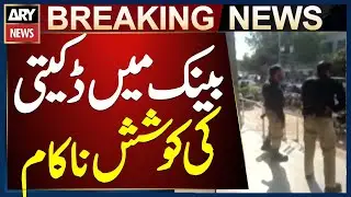Attempted Bank Robbery Foiled at Muhammad Ali Society, Karachi