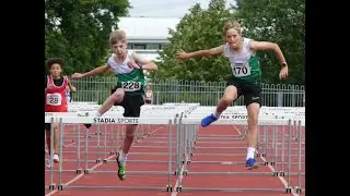 The heats at The National Prep Schools finals at Alexander Stadium in Birmingham