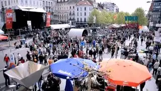 May Day celebrations in Brussels