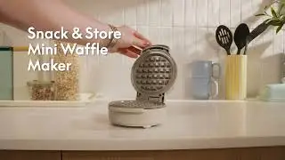 bella Snack & Store Mini Waffle Maker