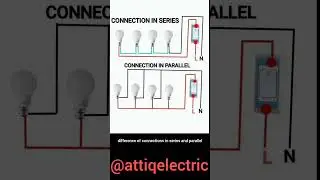 series and parallel connections|| #electrician #electrical #electric #electronic #electricity #solar