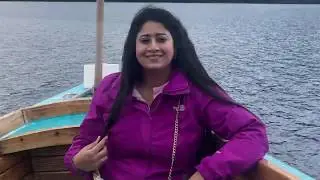 A scenic boat tour on the historic DeSmet on Lake McDonald, Glacier National Park, Montana