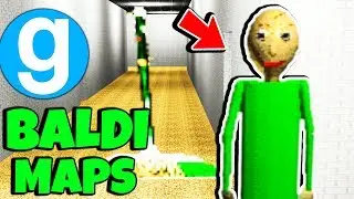 Brand New Baldi's Basics in Education and Learning Maps in Gmod Garry's Mod Sandbox