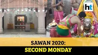 Watch: Devotees flock to temples, offer prayers on second Monday of sawan month