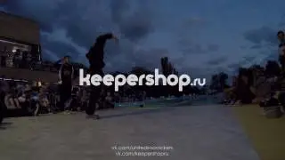 Bboy One Shot United Zoo vs bboy Dikiy Evpa Kingz  1\2 Saksofun Fest 2016