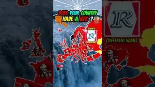 Countries with KFC #shorts