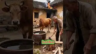 Sapi Ini Menyelamatkan Rumah&hellip; Tapi Tak Ada yang Memberi Like! 🐄🔥 #facts#shorts