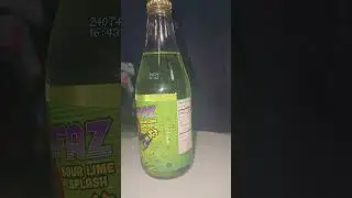 Limited Edition FIZZYFAZ sour lime splash soda pop drink five nights at Freddy's #fnaf #soda #shorts