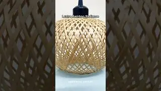 Lustre Bamboo Radiance#lustre #pendente #pendenterustico #bambu #decoracao #iluminacao #luminaria