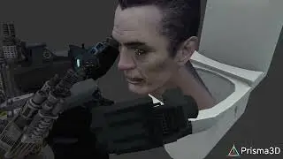 Titan cameraman VS GMAN FAKE Fighting Prisma 3d Animation #cameraman #skibiditvmantitan #memes