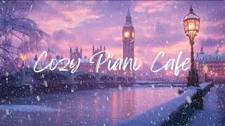 Big Ben Winter Ambience & London Snowfall for Studying & Relaxing 🎹❄️ | Peaceful Piano Music 3 Hours