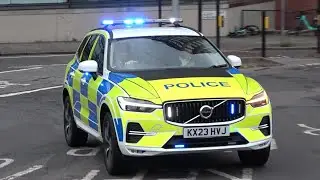 Volvo UK, Volvo XC60 police demonstrator car, being used by the Metropolitan Police, responding.