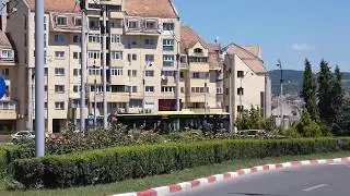 Sibiu: str. Constitutiei - bul. Corneliu Coposu. Isuzu Citiport 12 bus nr. 217, route 18