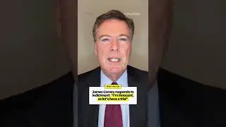 James Comey posted his response to Donald Trump's indictment. #trump #politics #comey