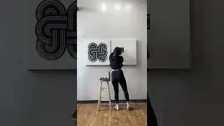 minimalist painting,abstract wall art painting,black and white painting