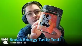 THE NEW BEST FLAVOR?! Sneak Energy Peach Iced Tea Taste Test! [Gaming Trend]