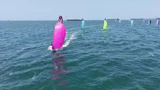 2025 LBRW   Day 2   Race 3   Melges 15 downwind leg