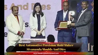 Winner of Best Automotive Precision Mold Maker - Sivananda Moulds & Dies at Modern Plastics Award