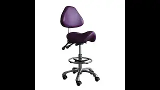 Ergonomic Comfortable Saddle Style Chair With Footrest & Backrest Chair | sithealthier.com
