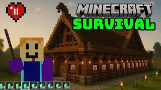 I built the ULTIMATE Village Trading Hall in Minecraft Survival - Episode #11